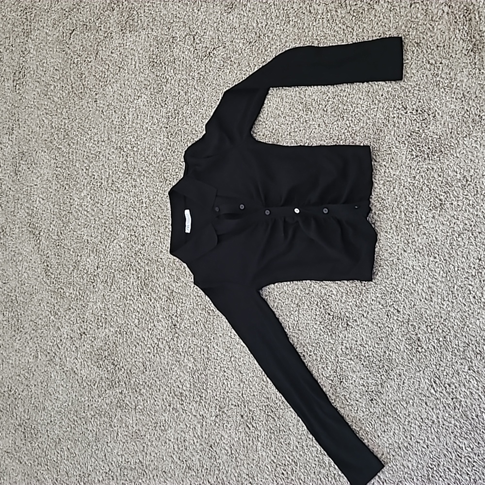 Zara Black Crop Top